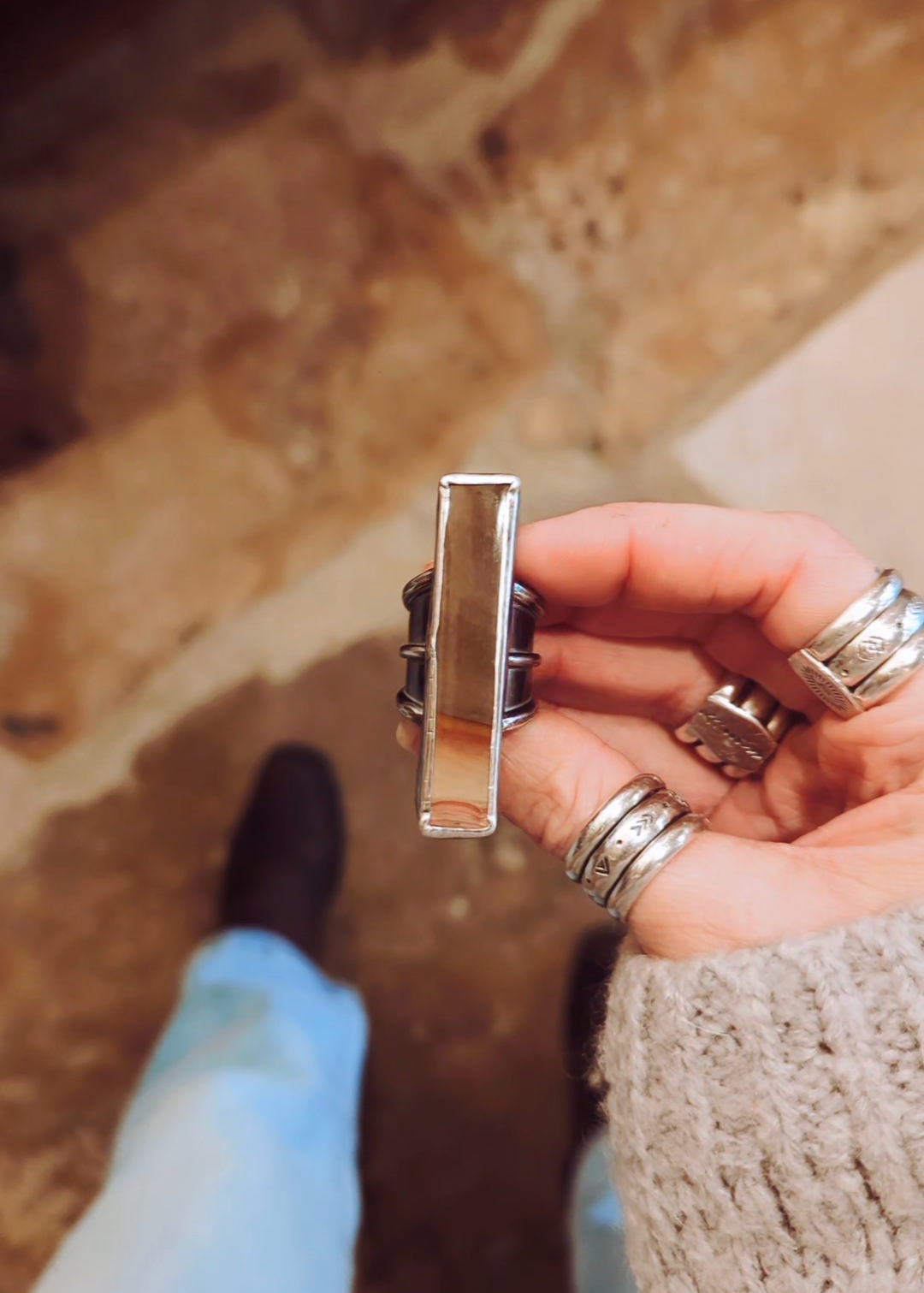 Desert View Statement Ring (UK size O)