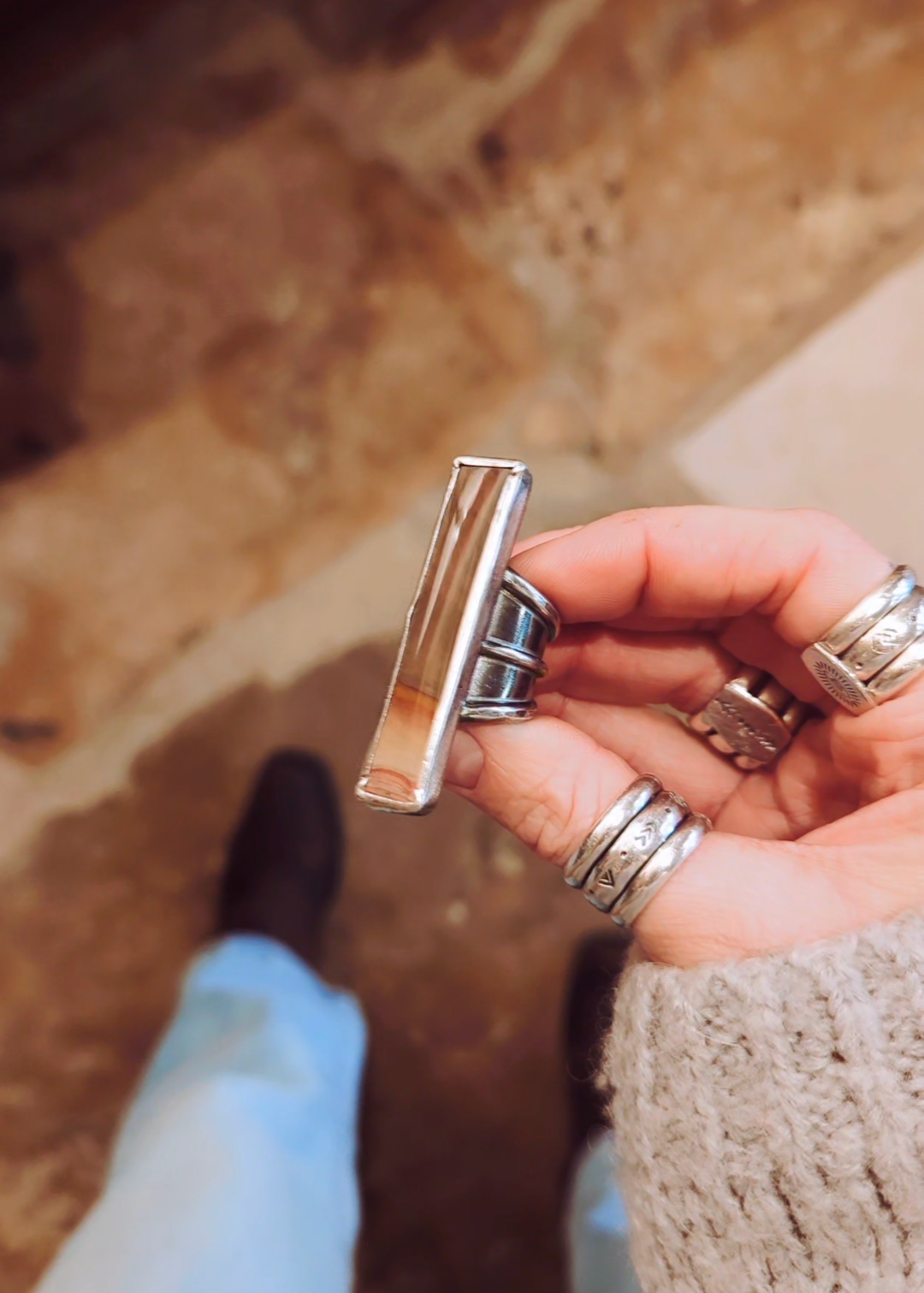 Desert View Statement Ring (UK size O)