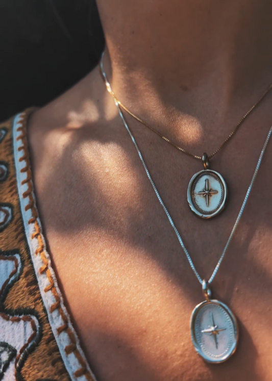 Soul Star Necklace (Silver & Brass)
