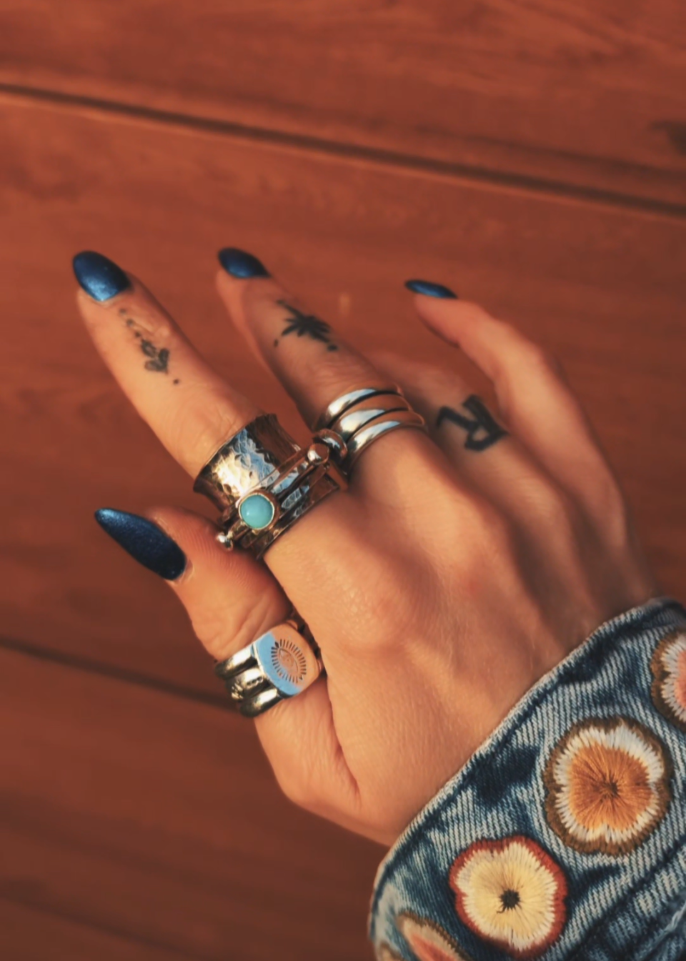 Turquoise Worry Ring (UK size N/O)