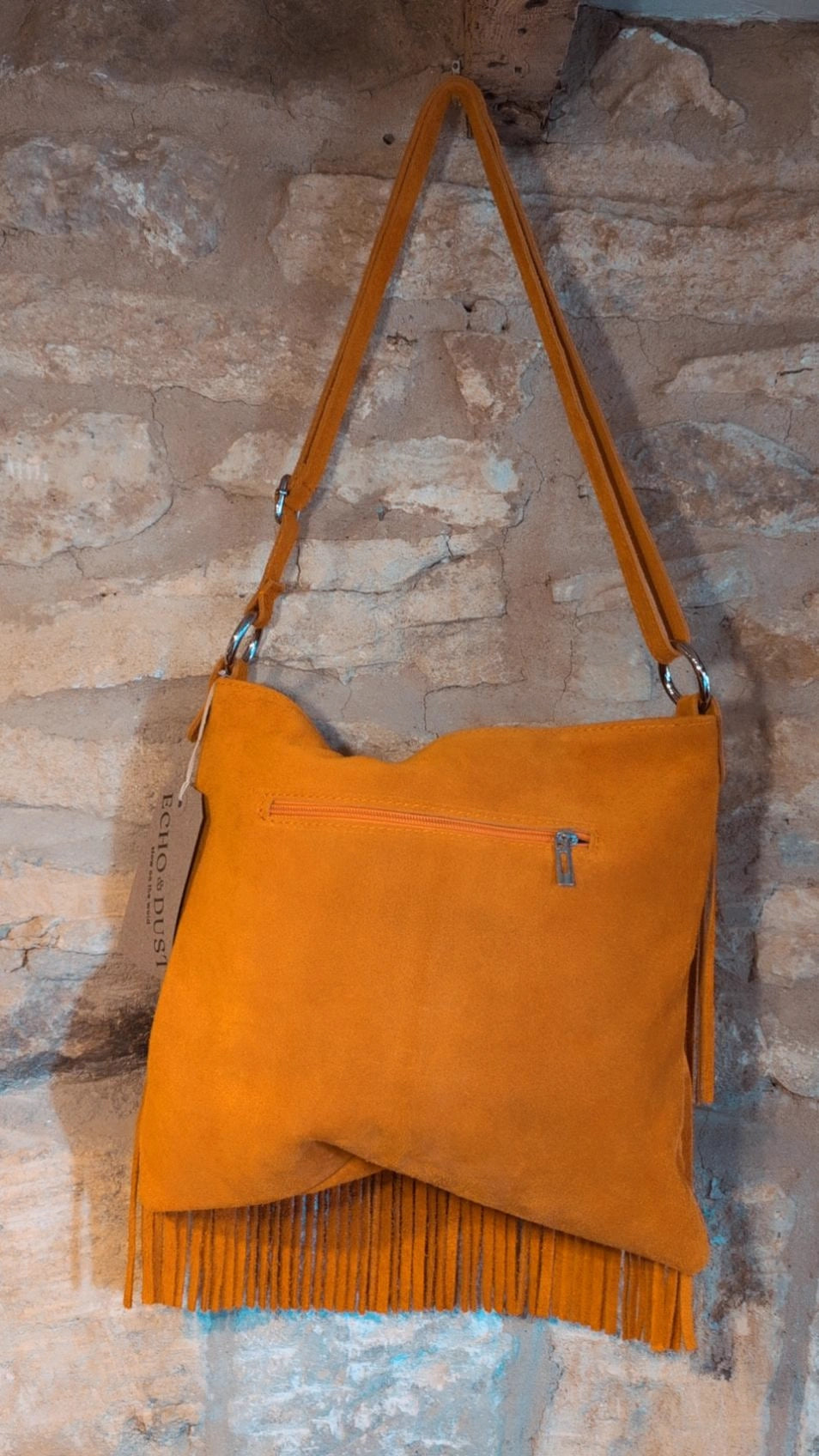 Tassel Suede - Tangerine