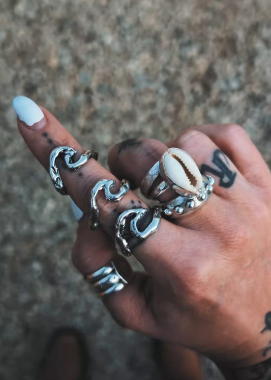 Ride The Wave Ring (made to order)