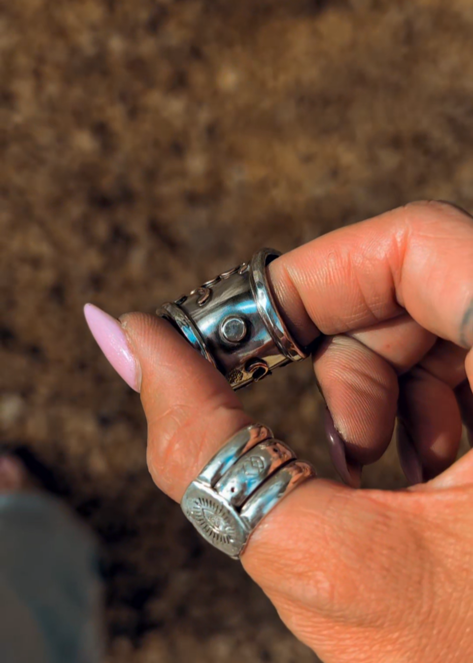 DESERT SUN RING (UK size P)