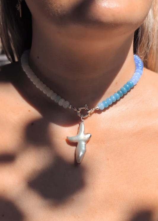 Bodhi Beads (Blue & Sea Green Quartz)