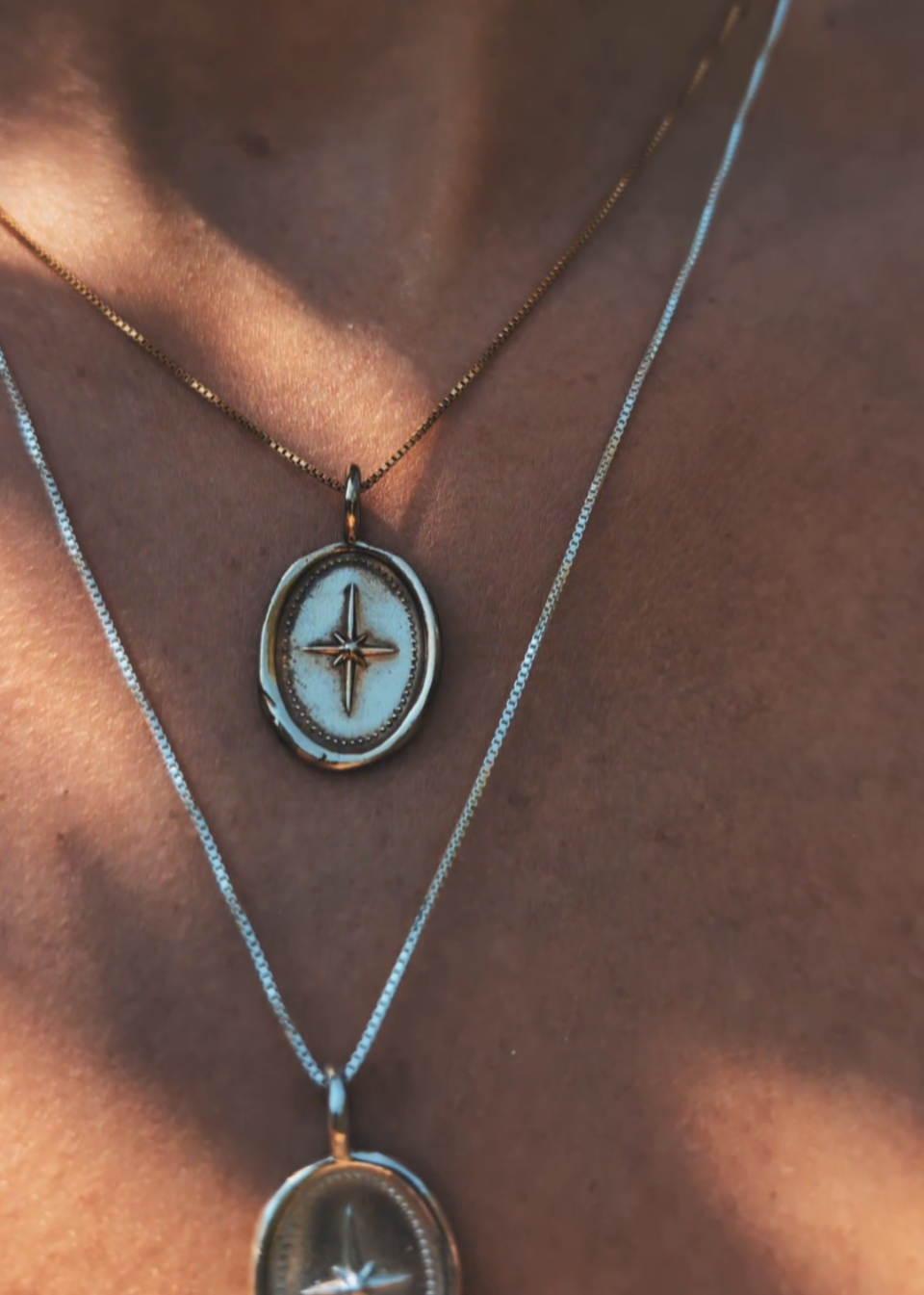 Soul Star Necklace (Silver & Brass)