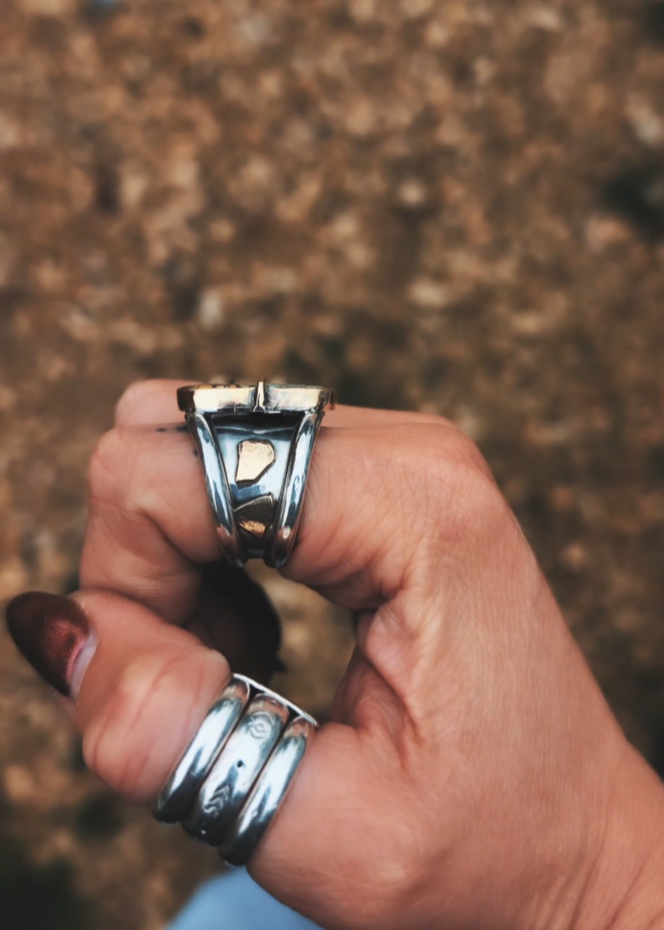 Aegean Gold Ring (UK size S)