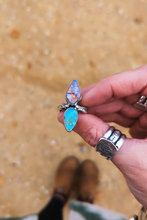 Load image into Gallery viewer, Cosmic Opal &amp; Carico Turquoise ✨ (UK size R)
