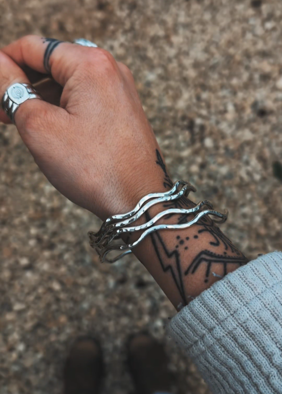 Wavy Baby Bangles (Made to Order)