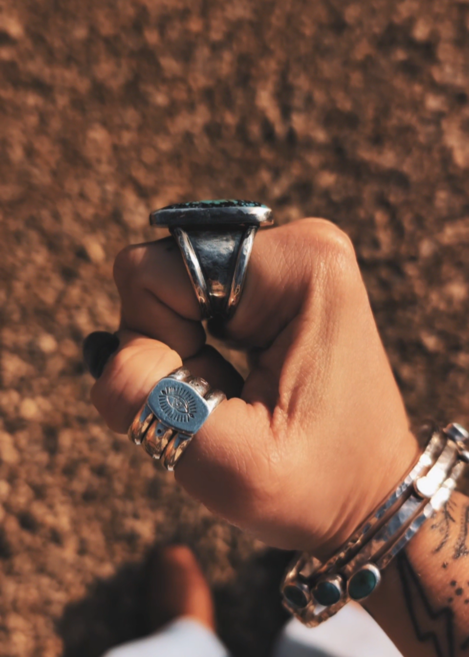 Ebb & Flow Ring (UK size Q)