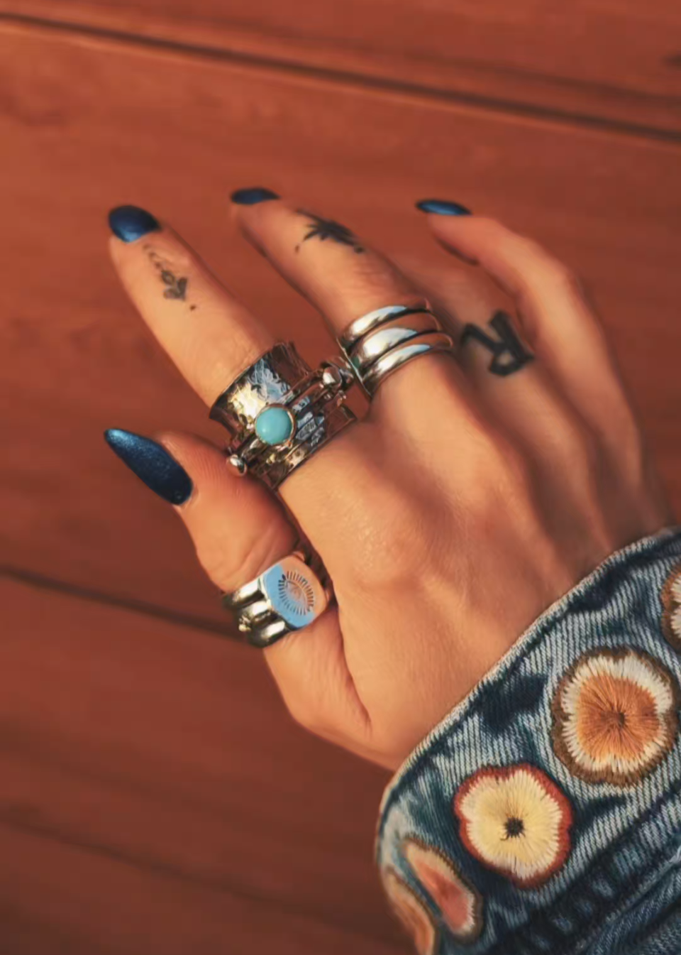 Turquoise Worry Ring (UK size N/O)