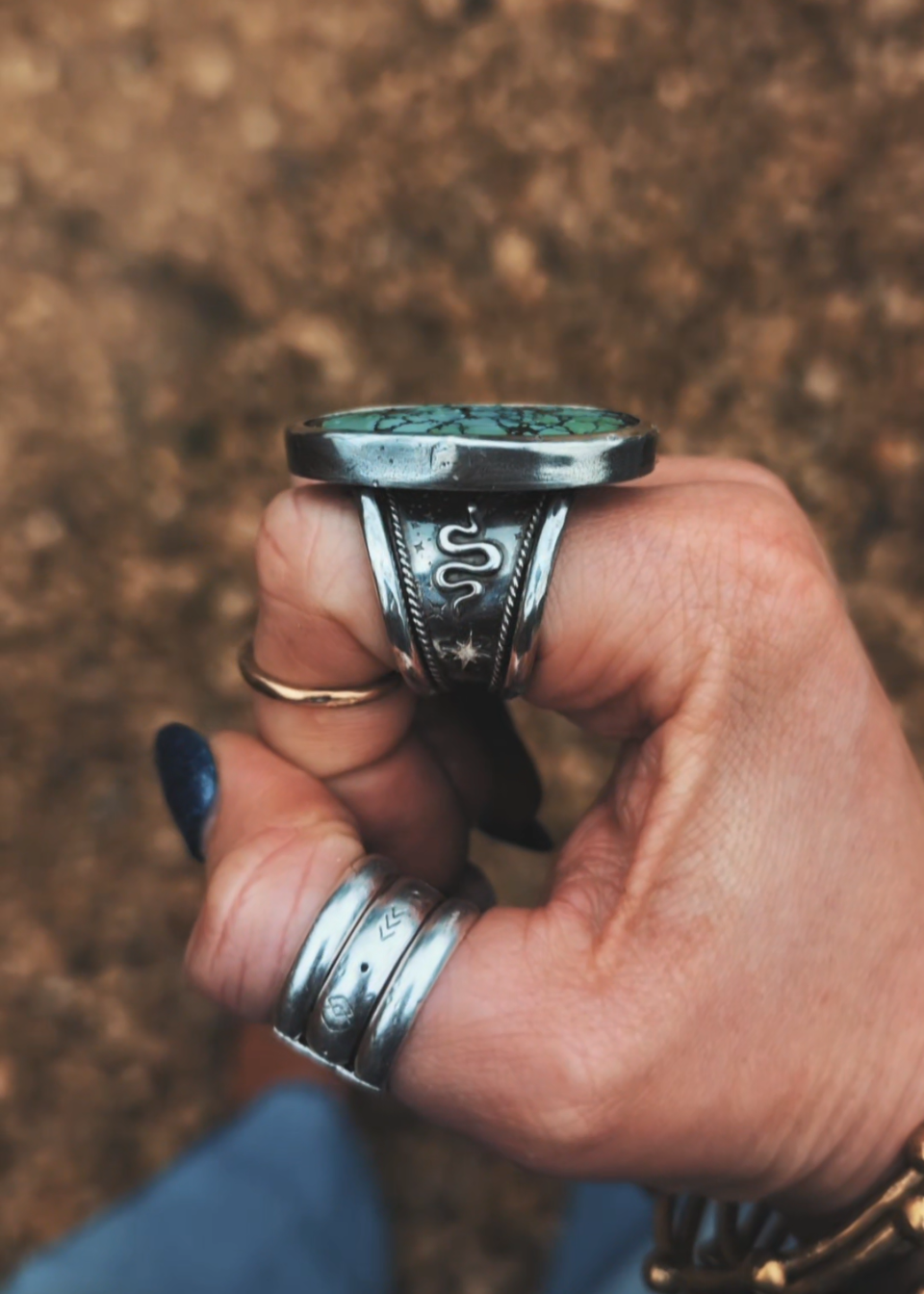 Bohemian Babe Ring (UK size T)