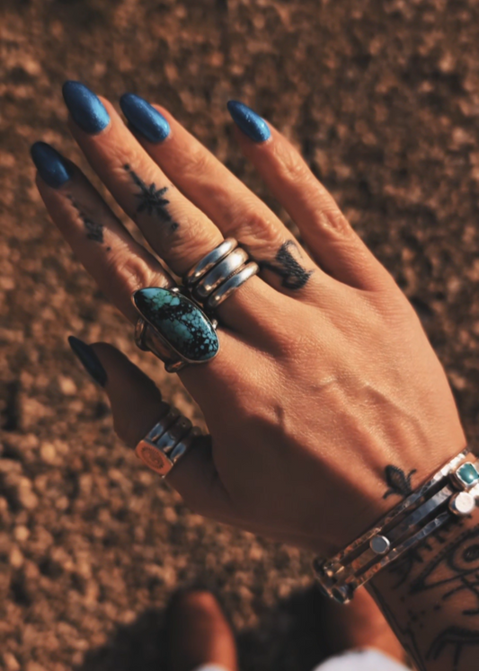 Ebb & Flow Ring (UK size Q)