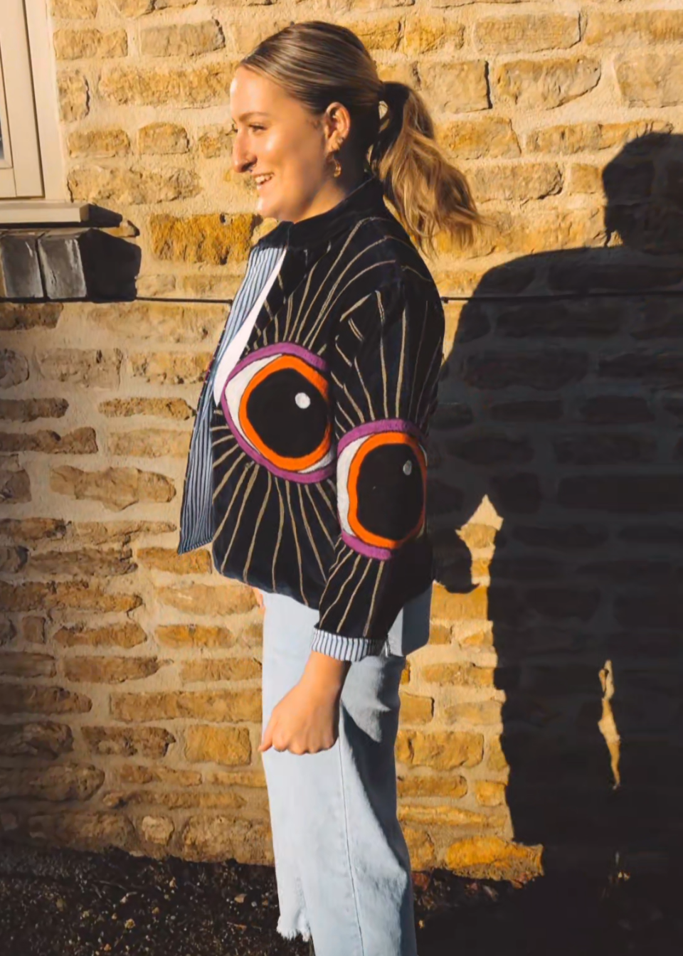 Evil Eye Jacket (Navy Blue)