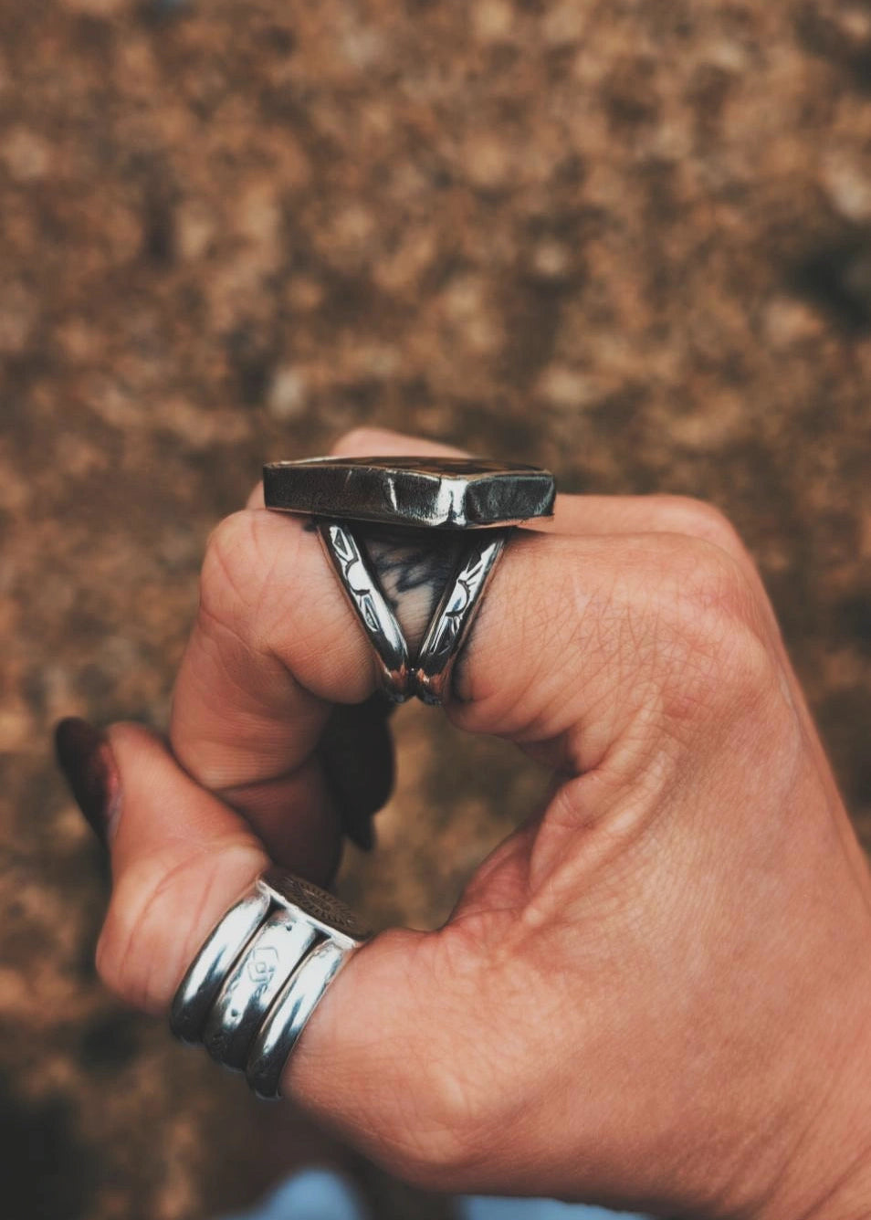 Sahara Statement Ring (UK size P)