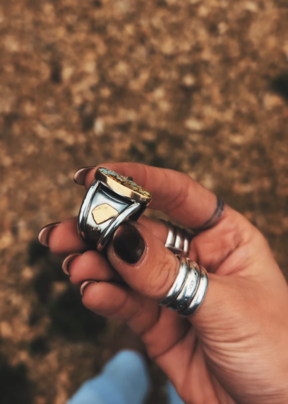 Aegean Gold Ring (UK size S)