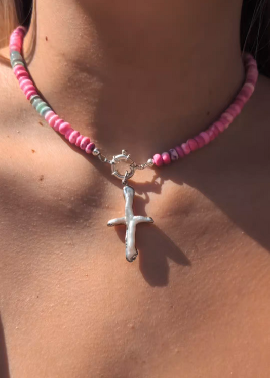 Bodhi Beads (Pink & Mint Green Opal)