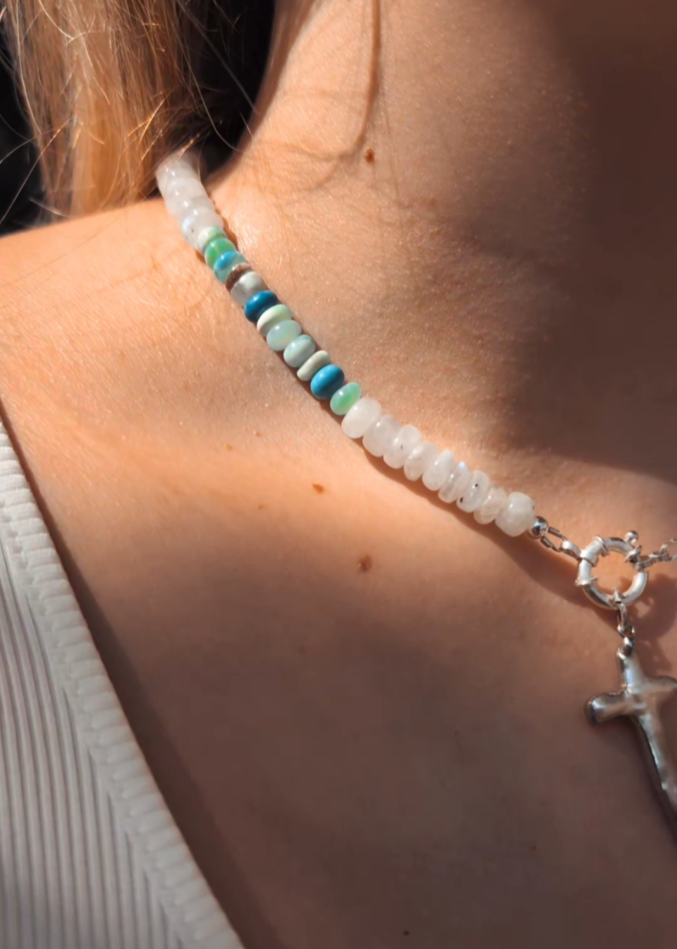 Bodhi Beads (Moonstone & Blue Opal)
