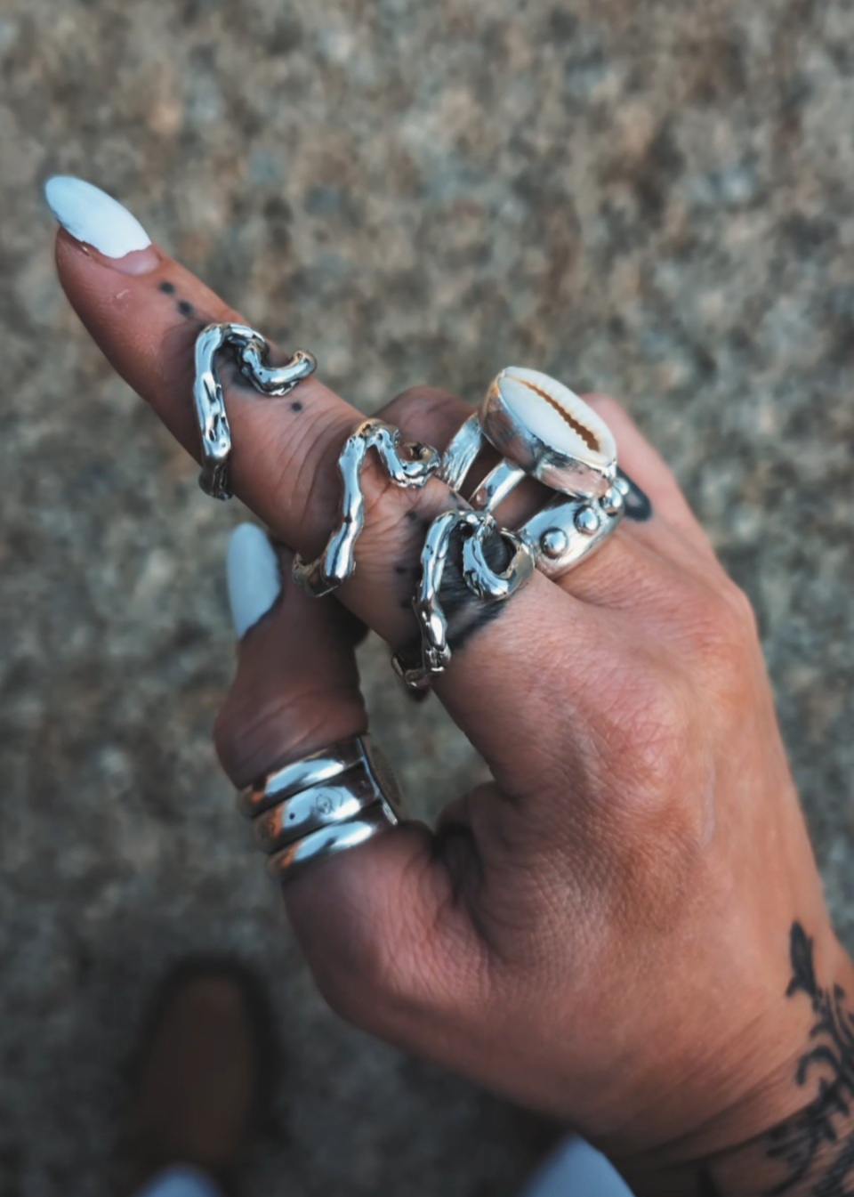Ride The Wave Ring (made to order)