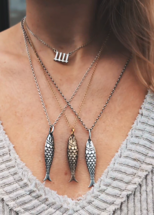 LUCKY FISH (Silver & Bronze)