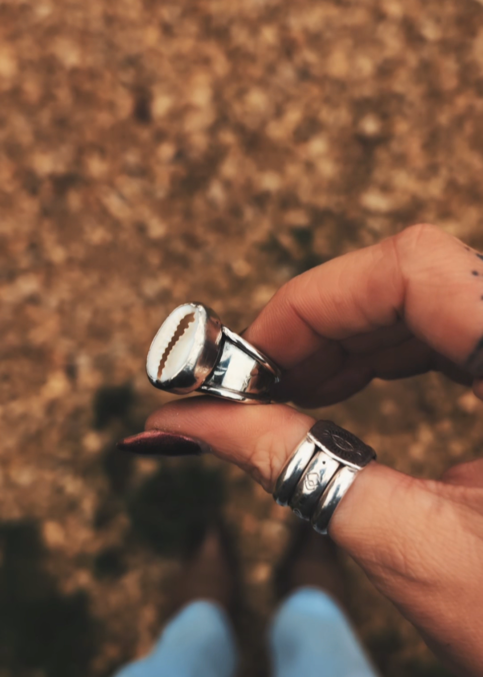 Ocean Echoes Ring (UK size R)