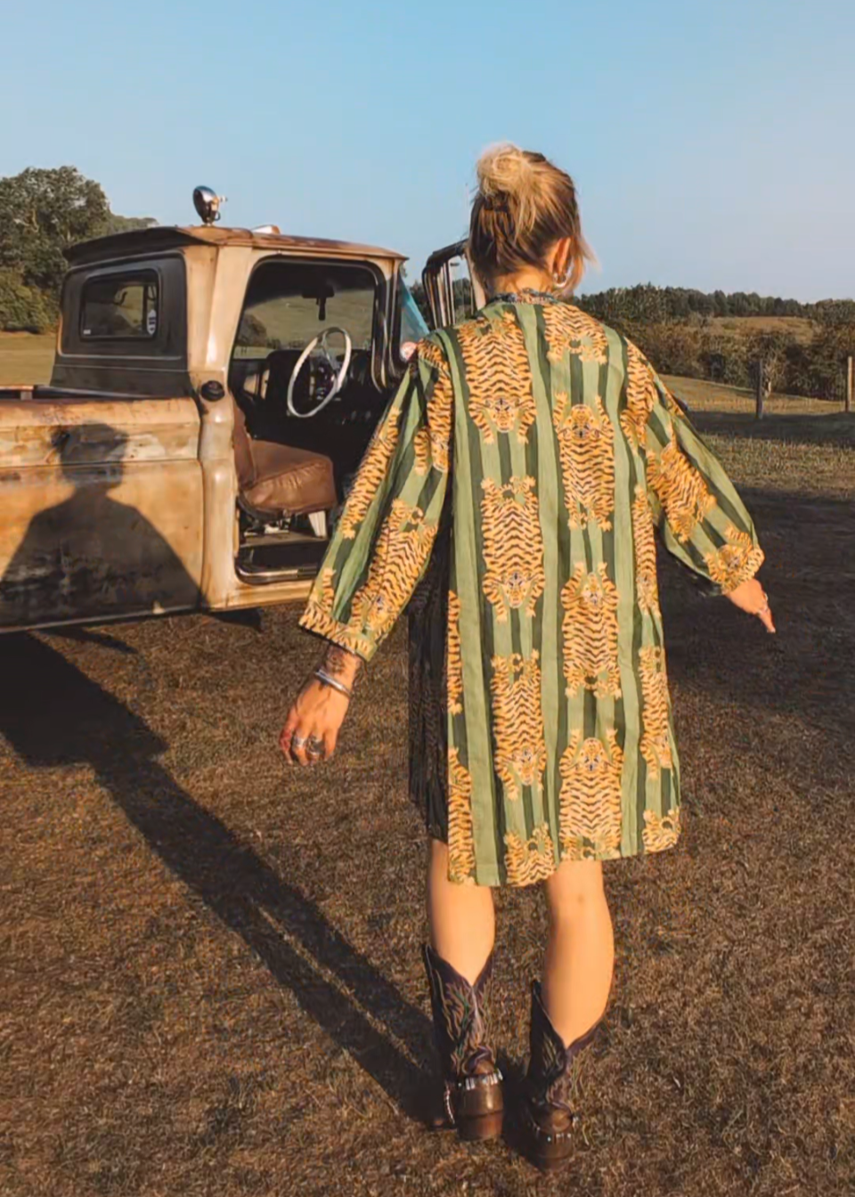 Twiggy 'Woody' Dress