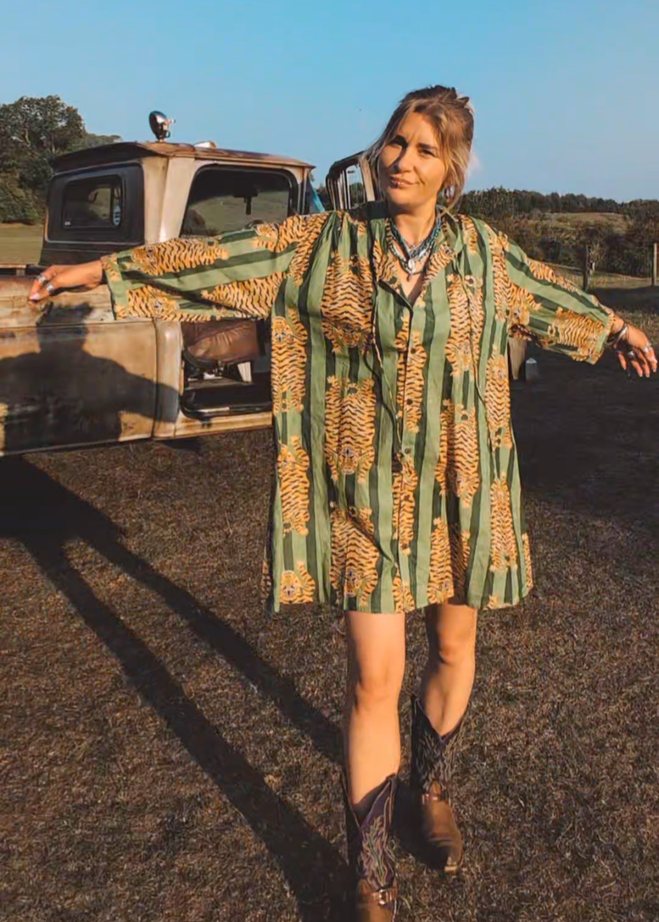 Twiggy 'Woody' Dress