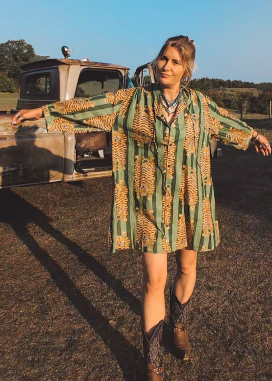 Twiggy 'Woody' Dress