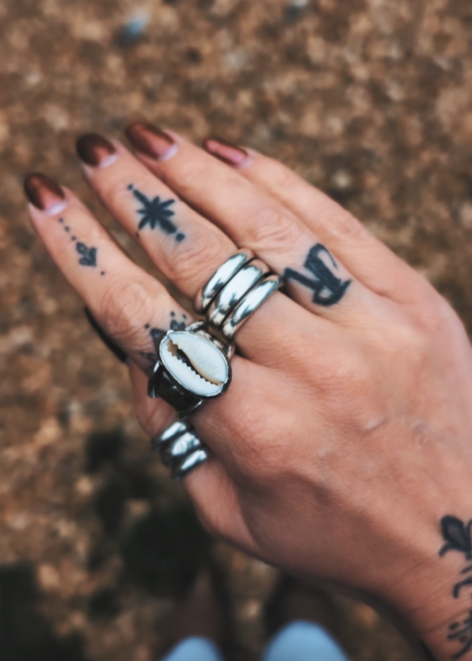 Ocean Echoes Ring (UK size R)