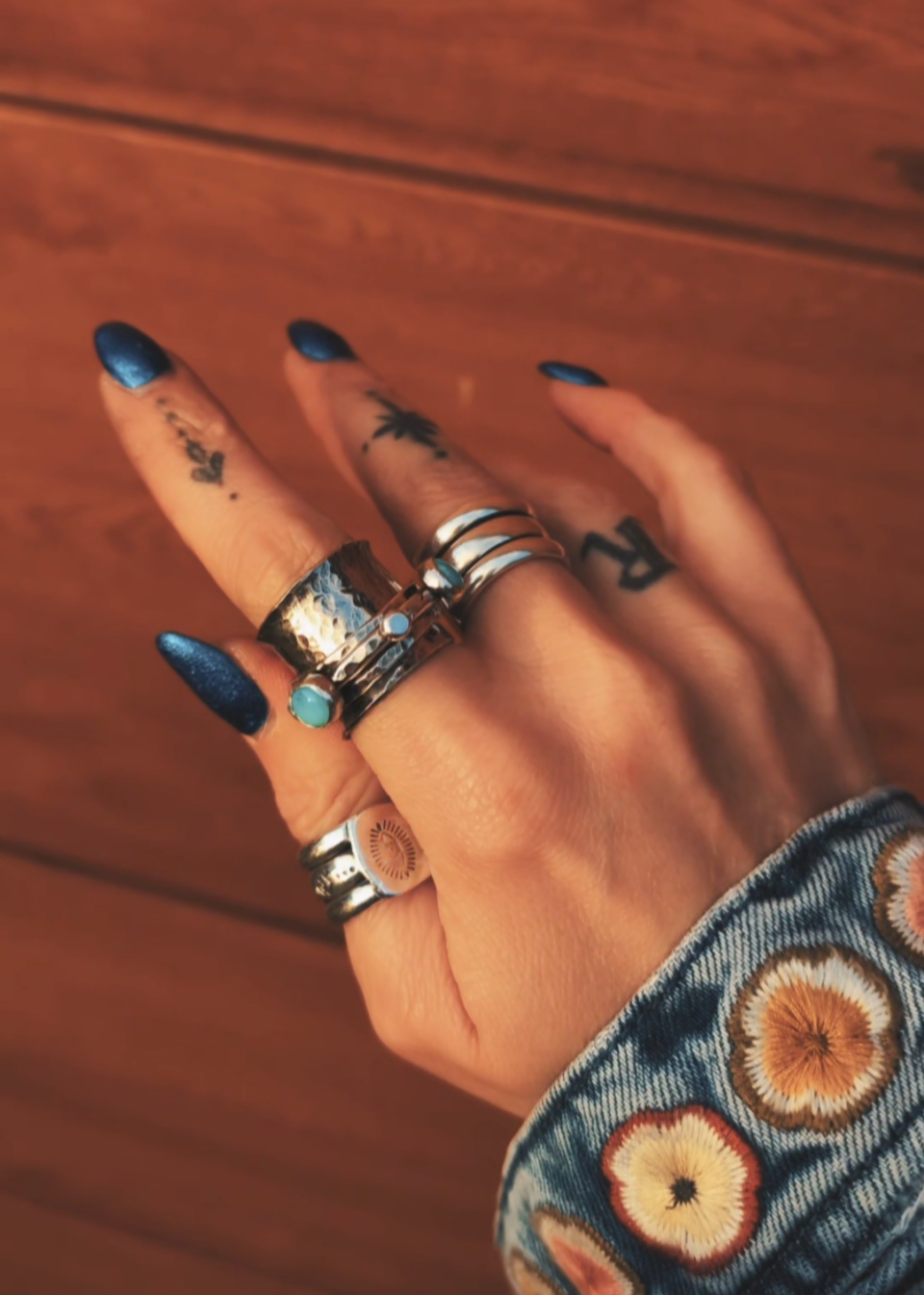 Turquoise Worry Ring (UK size N/O)