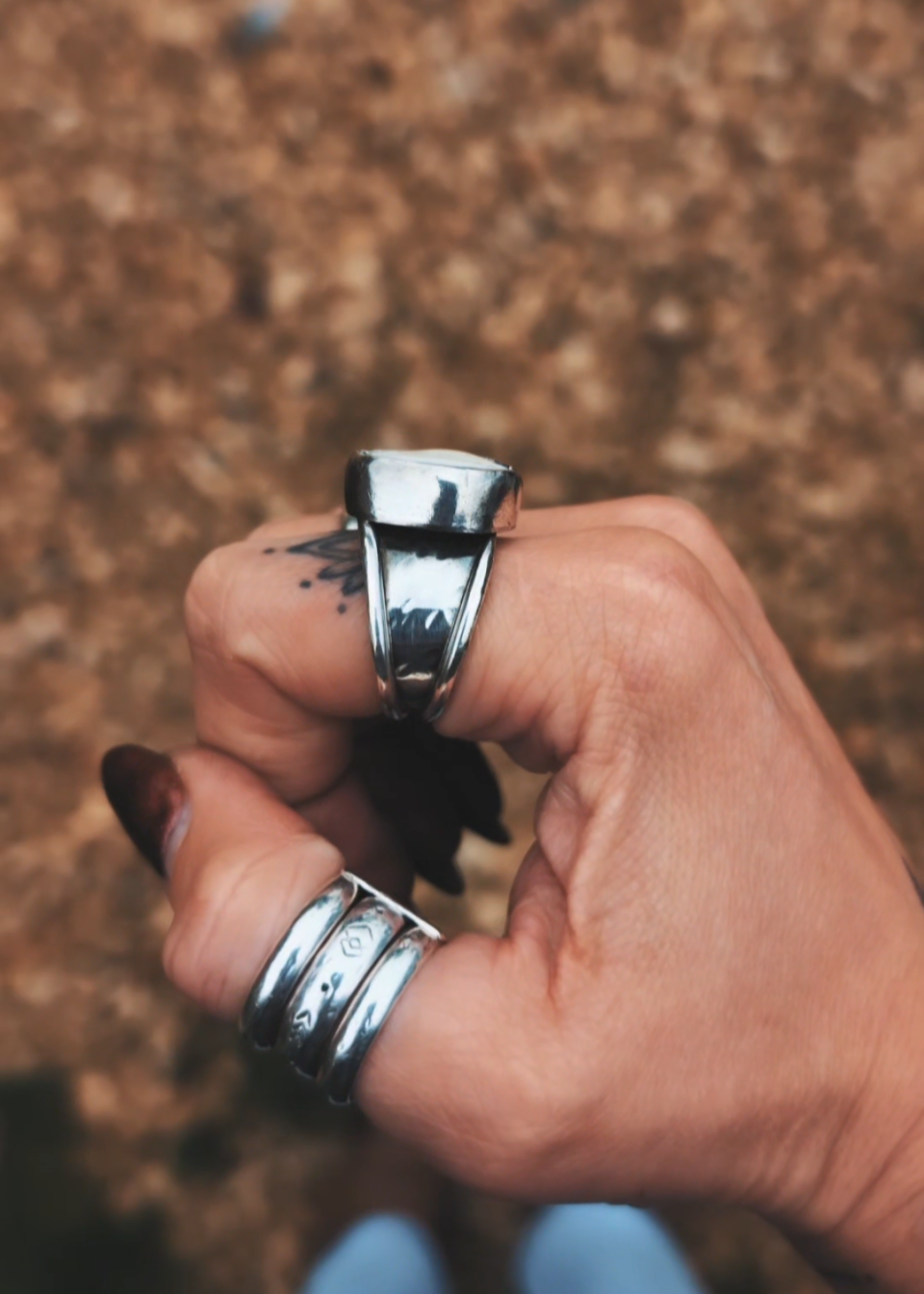 Ocean Echoes Ring (UK size R)