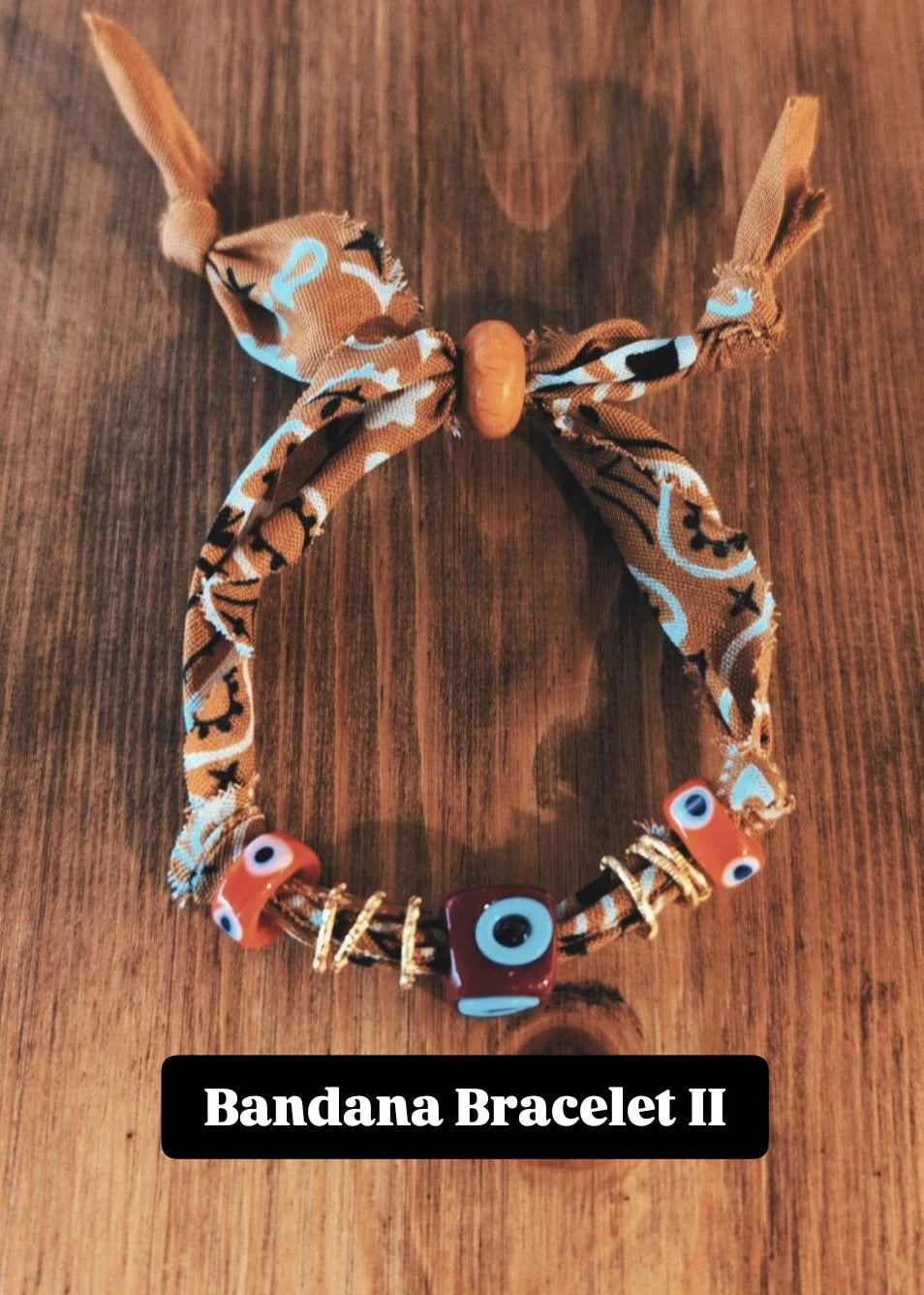 Boho Bracelets (Bandana & Cowrie Shells)