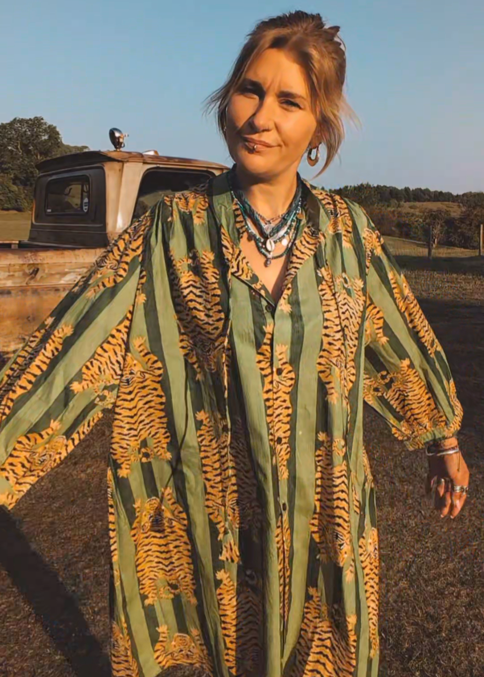 Twiggy 'Woody' Dress