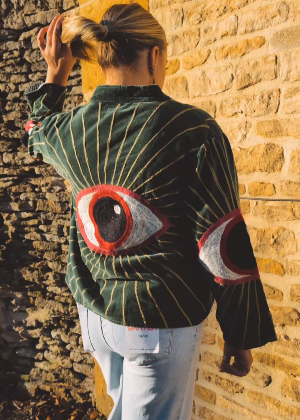 Evil Eye Jacket (Emerald Green)