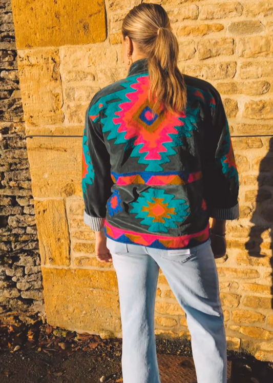 NAVECHO JACKET V (Emerald Green)