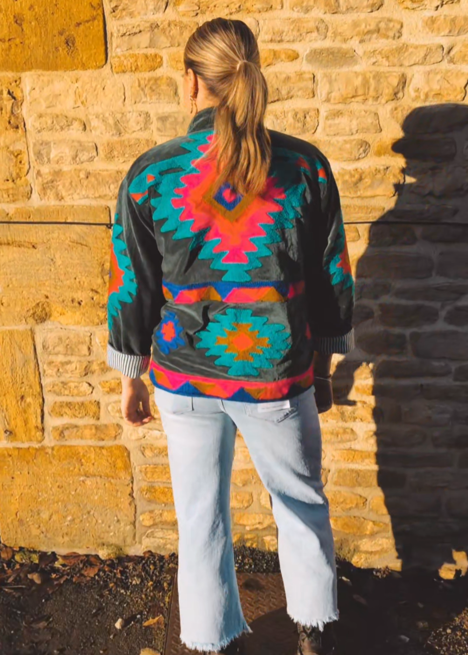 NAVECHO JACKET V (Emerald Green)