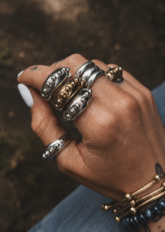 Echoes Ring Large (UK size R/S)