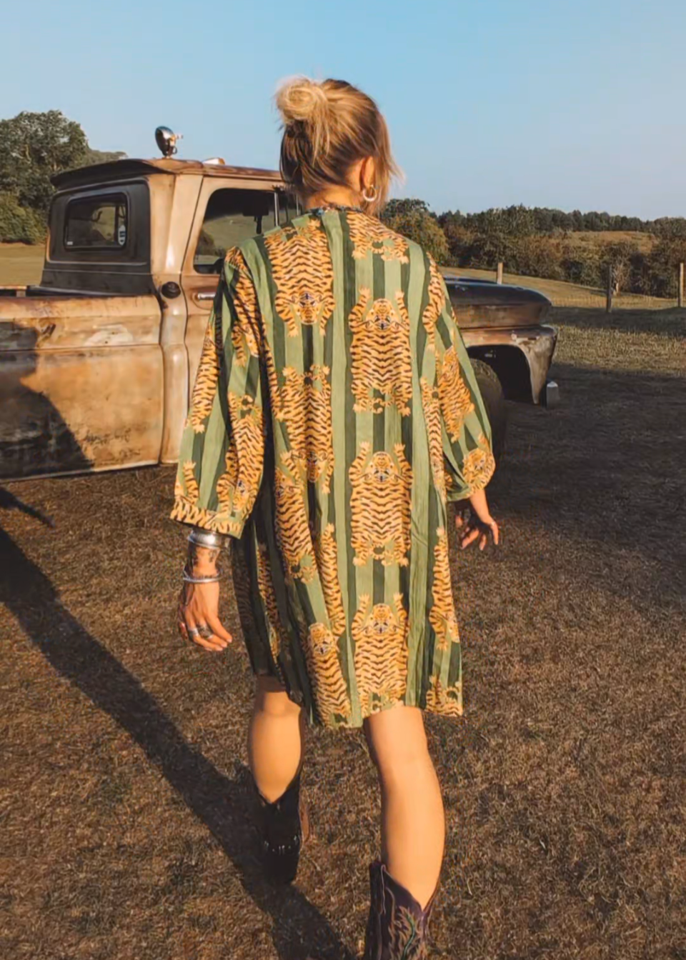 Twiggy 'Woody' Dress