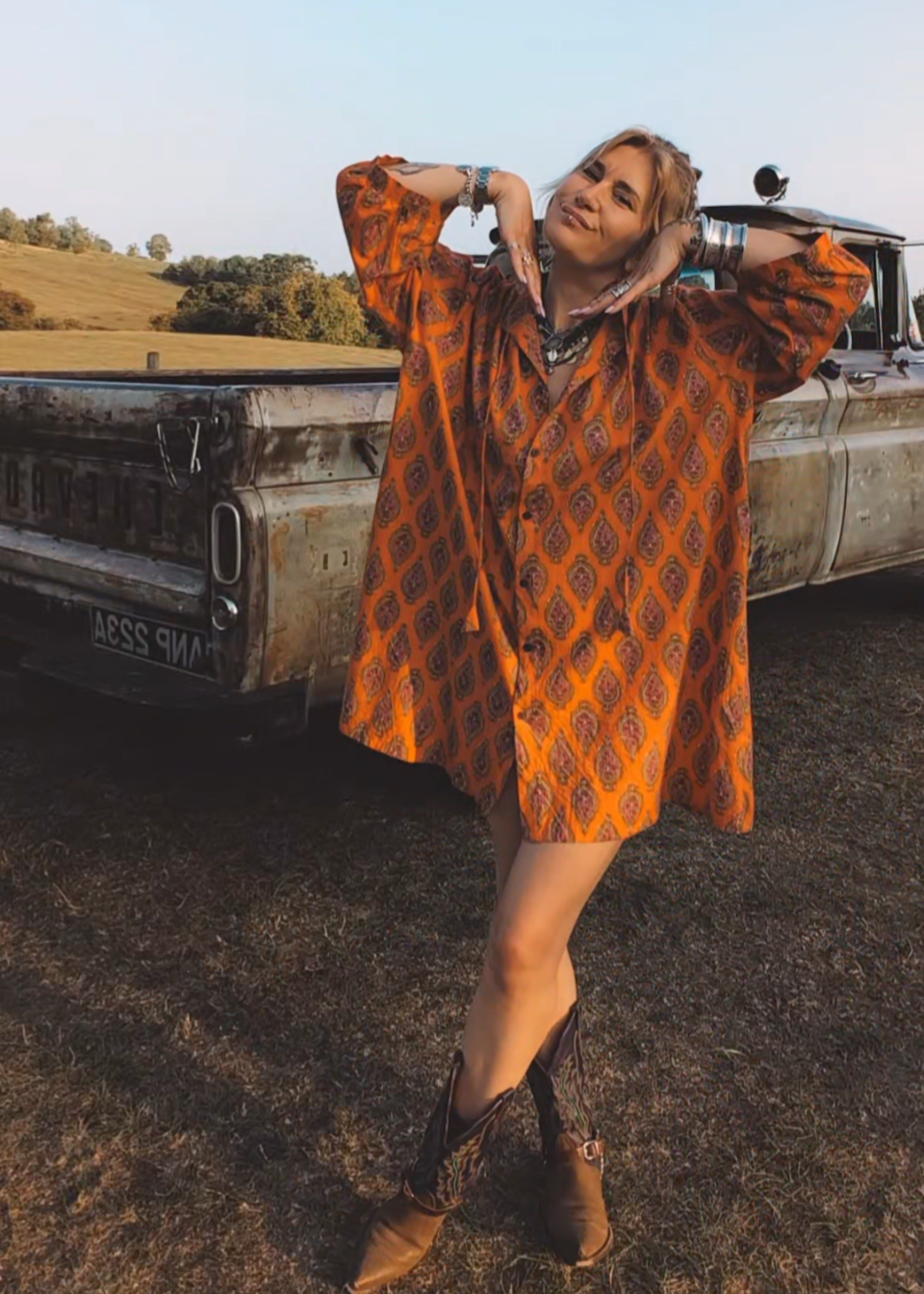 Twiggy 'Namaste' Dress