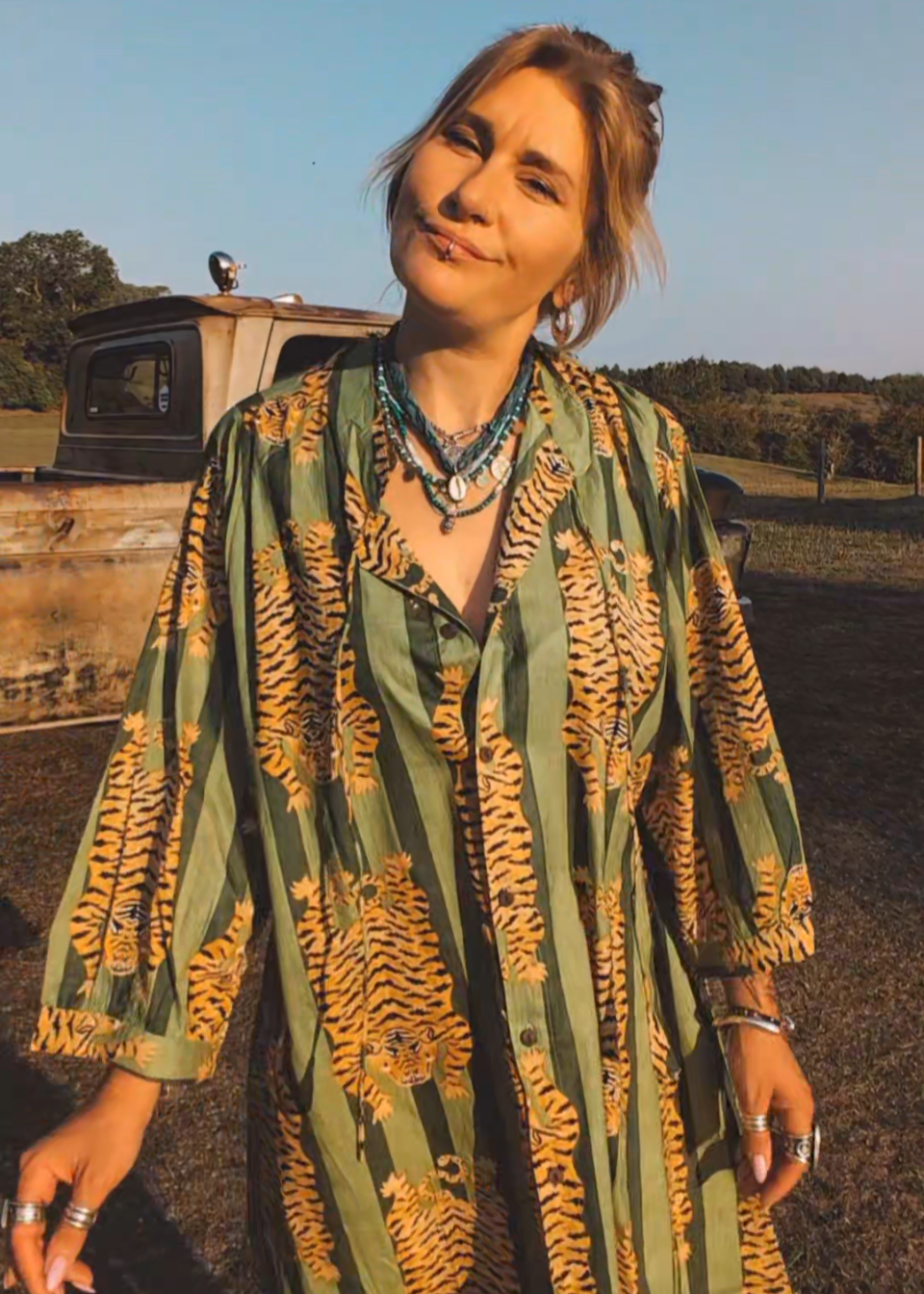 Twiggy 'Woody' Dress