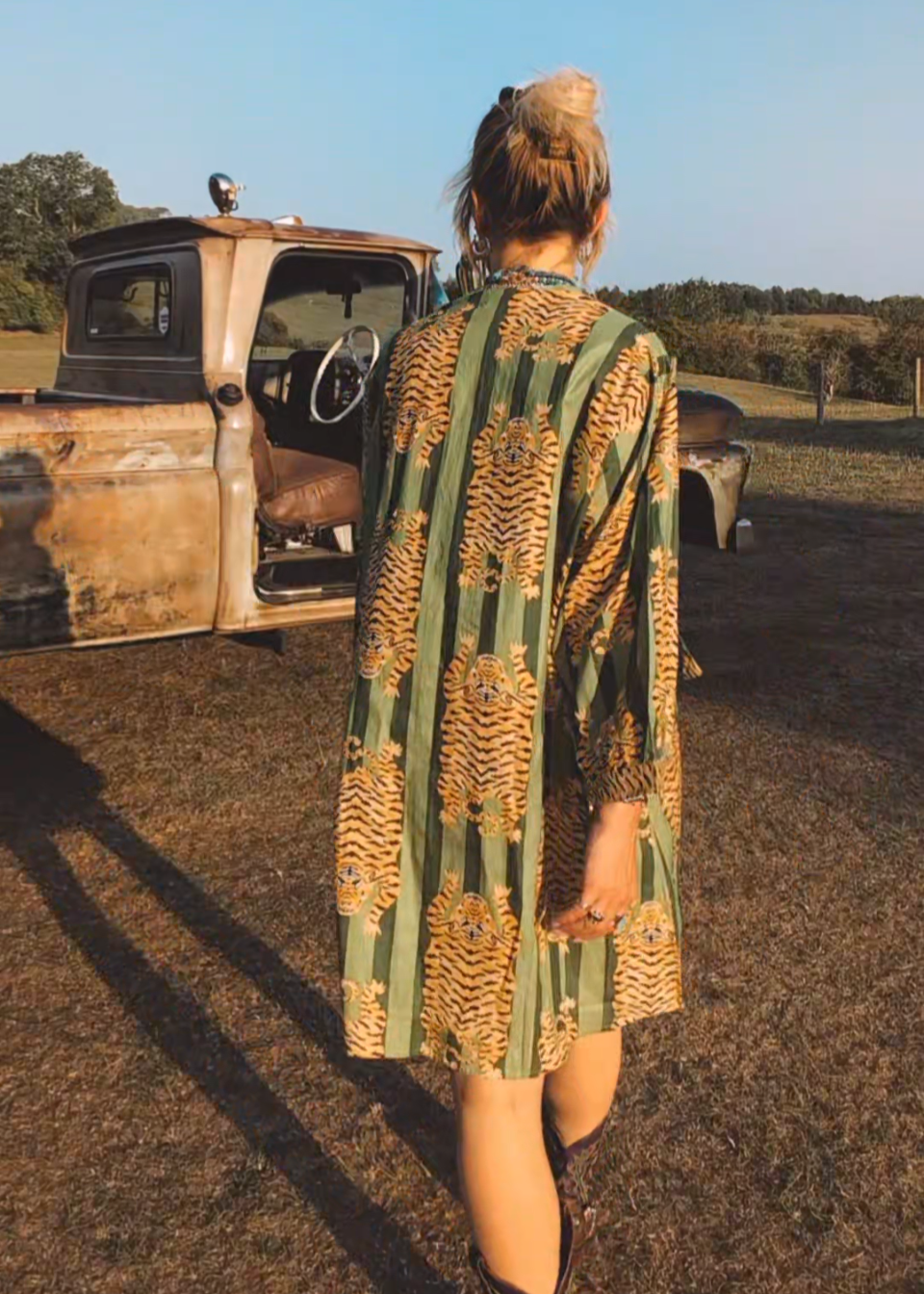 Twiggy 'Woody' Dress