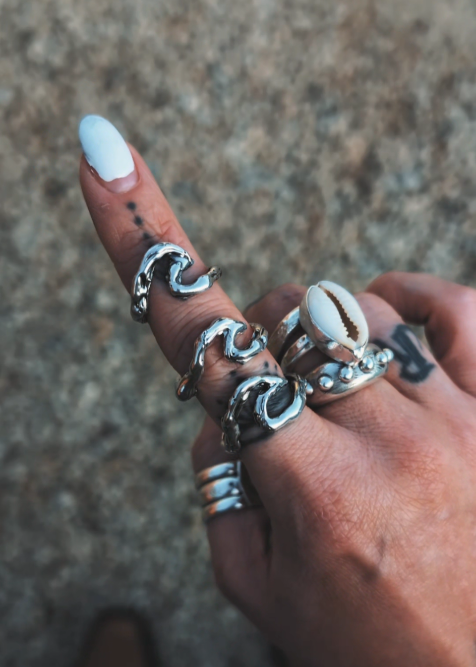 Ride The Wave Ring (made to order)