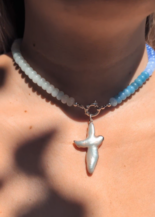 Bodhi Beads (Blue & Sea Green Quartz)