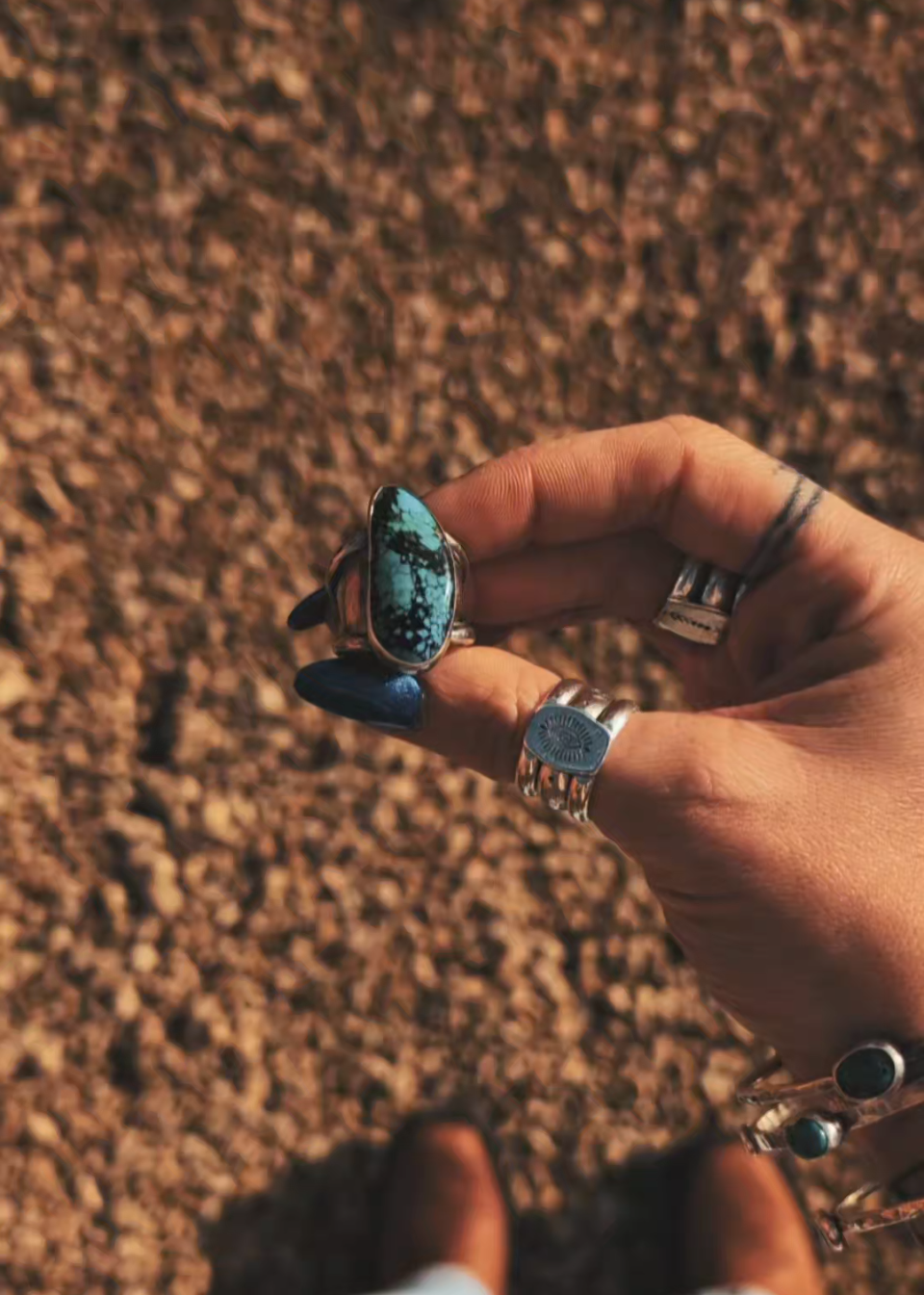 Ebb & Flow Ring (UK size Q)