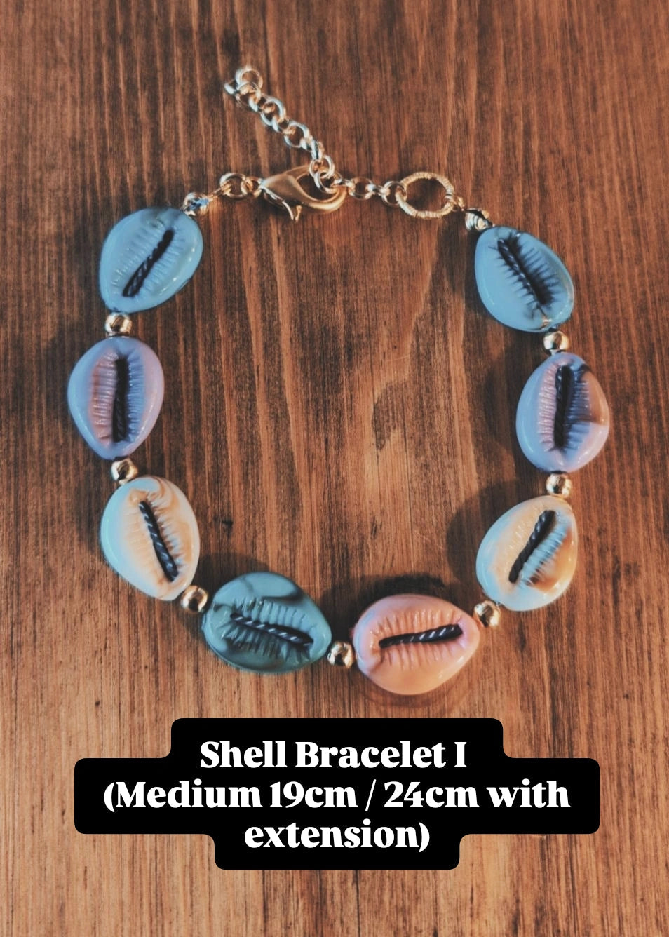 Boho Bracelets (Bandana & Cowrie Shells)