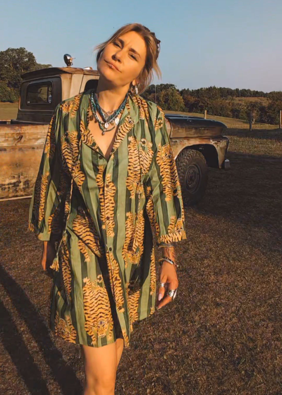 Twiggy 'Woody' Dress