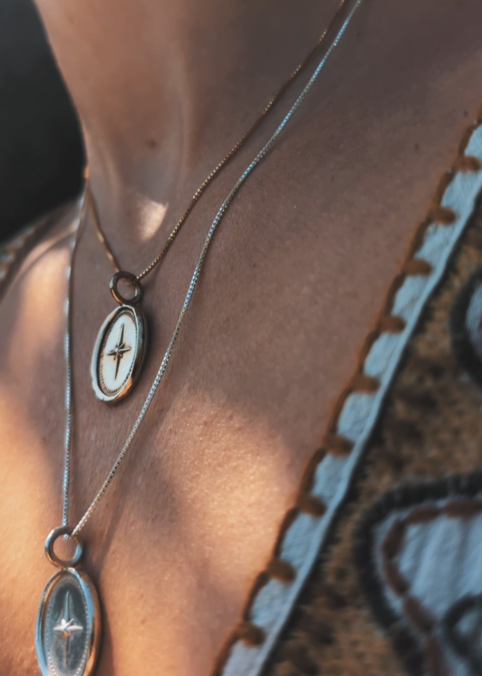 Soul Star Necklace (Silver & Brass)