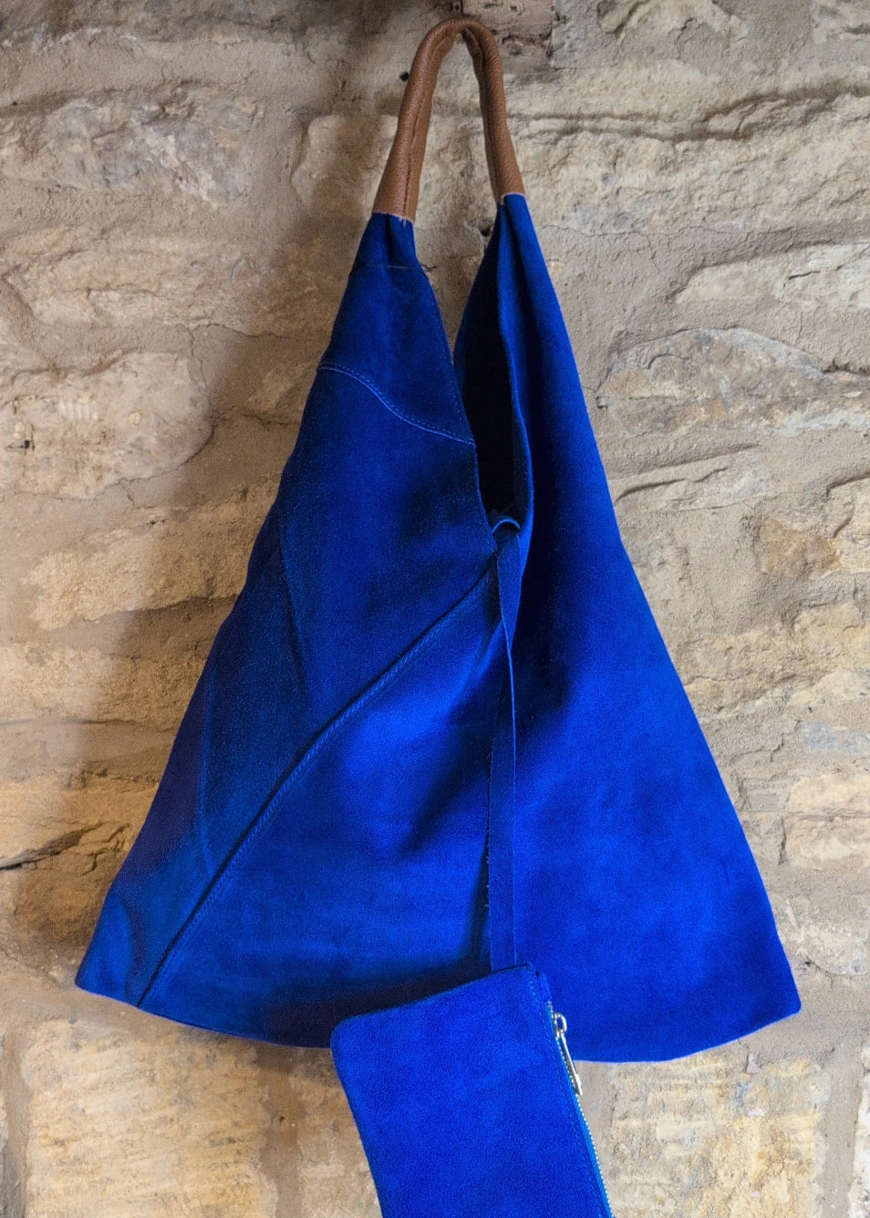 Cobalt Blue Slouch Bag