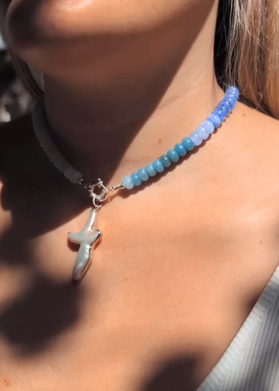 Bodhi Beads (Blue & Sea Green Quartz)