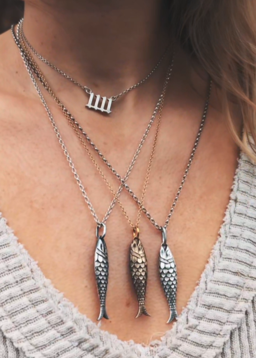 LUCKY FISH (Silver & Bronze)