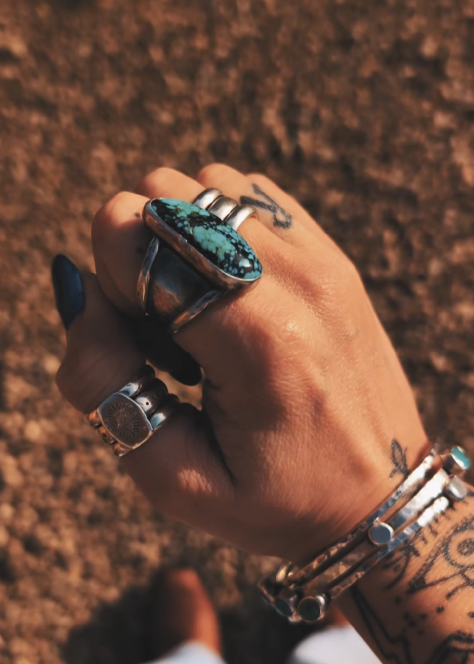 Ebb & Flow Ring (UK size Q)